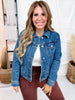 Judy Blue Rigid Magic Trucker Style Denim Jacket