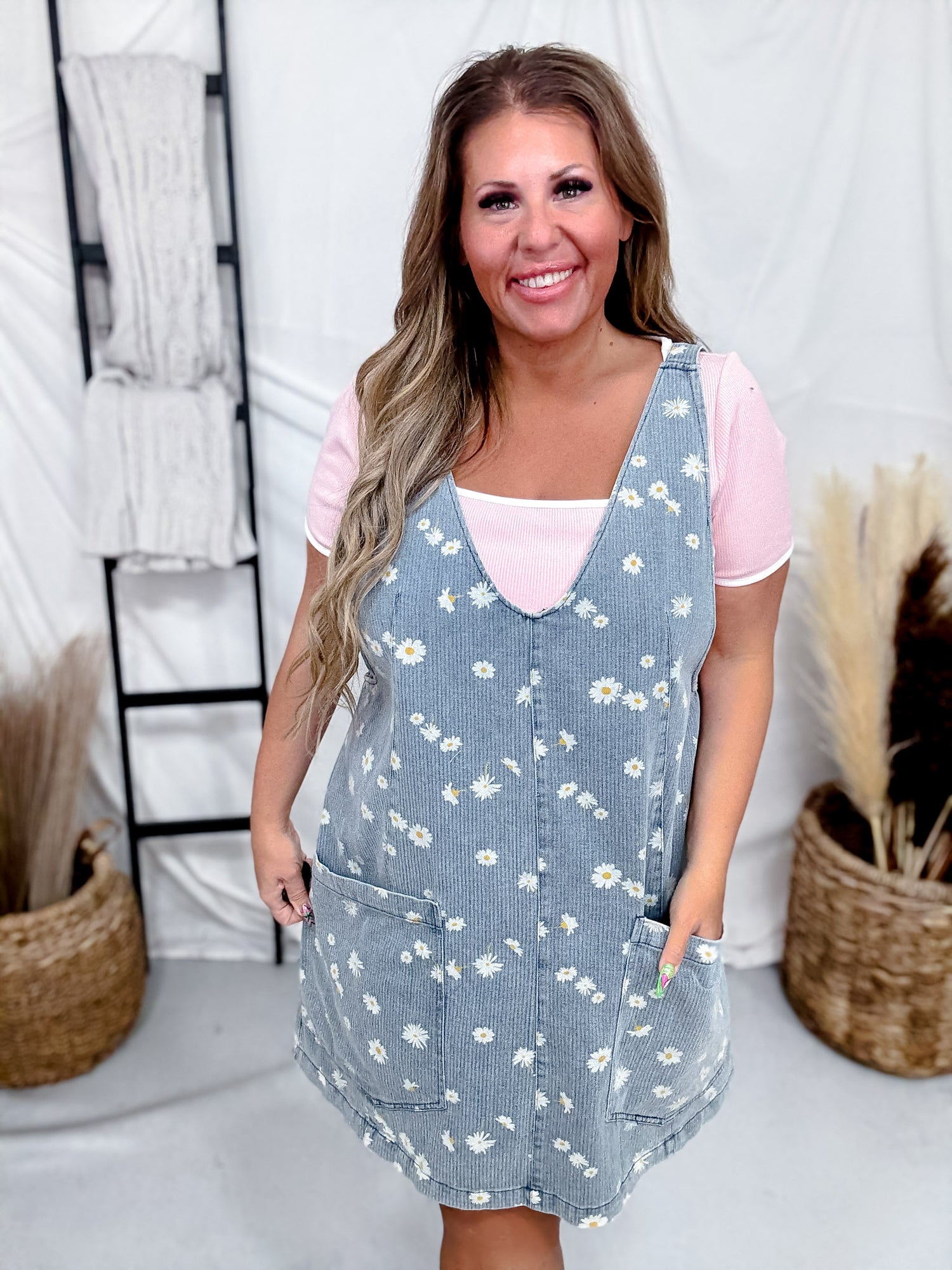 denim daisy dress Daisy Blue Denim Dress/ Blue Large