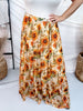 Golden Sunflower Maxi Skirt
