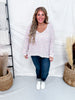 Pastel Rainbow Popcorn Knit Pullover Sweater