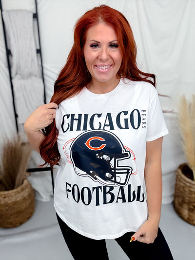 Licensed Short Sleeve Chicago Bears Flowy Tee
