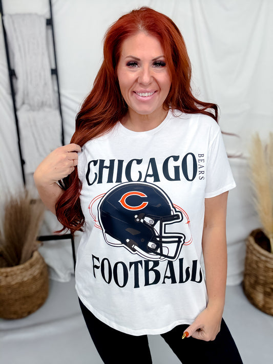 Licensed Short Sleeve Chicago Bears Flowy Tee