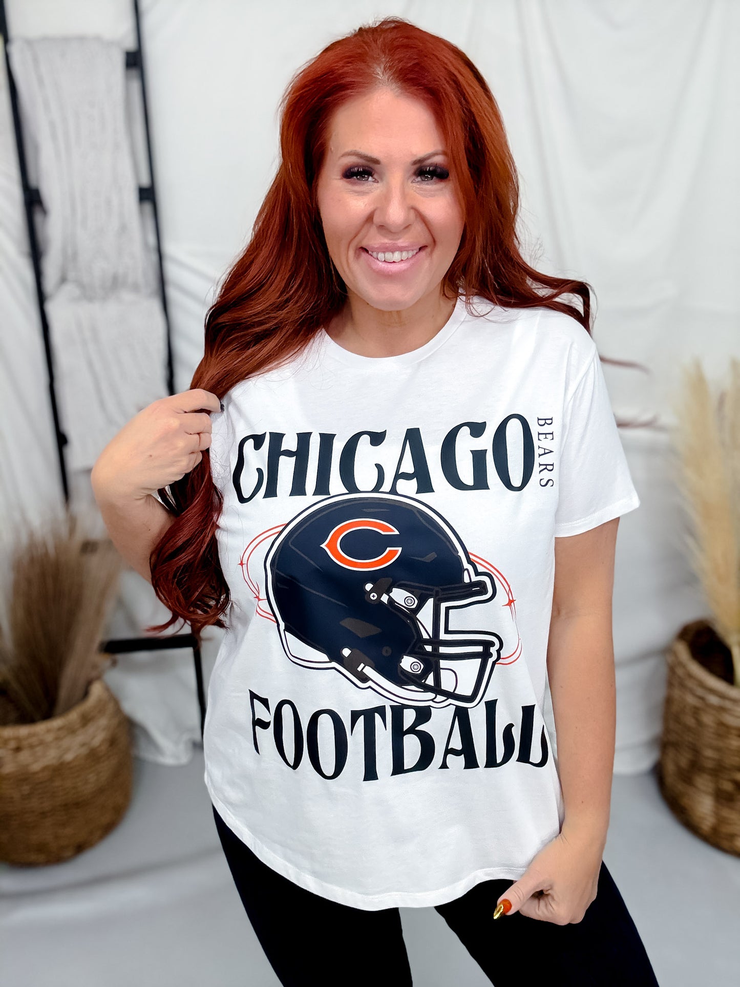 Licensed Short Sleeve Chicago Bears Flowy Tee