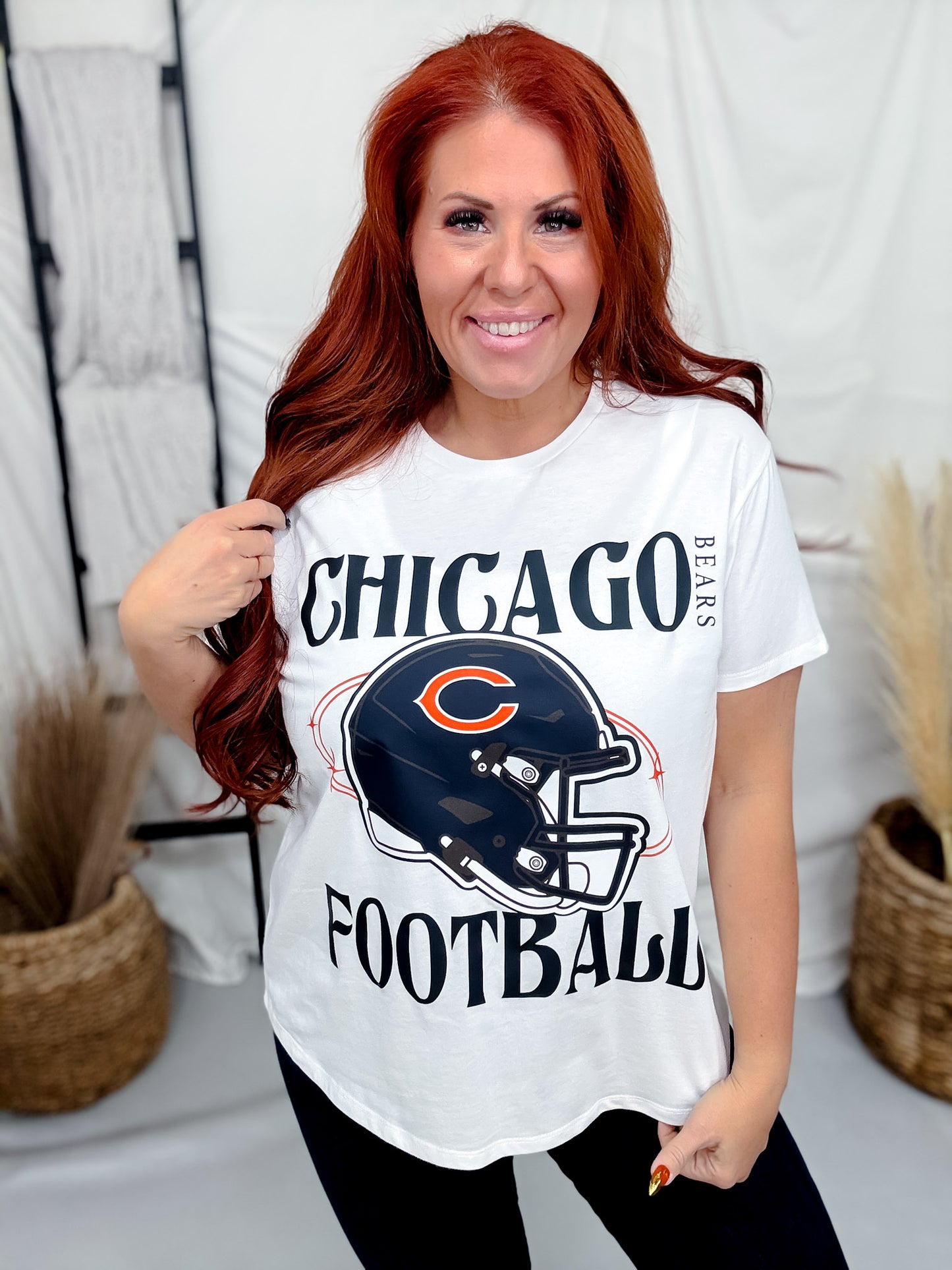 Licensed Short Sleeve Chicago Bears Flowy Tee