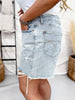 Judy Blue High Waist Rigid Magic Dad Shorts W/ Cell Phone Pocket