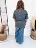 Leopard Print Patchwork Ghost Short Sleeve Graphic Tee