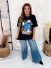 Colorful Haunted House Short Sleeve Graphic Tee