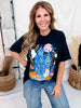 Colorful Haunted House Short Sleeve Graphic Tee