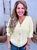 Yellow Short Sleeve Cardigan With Starfish Buttons