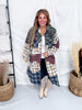 Long Sleeve Button Up Maxi Shirt Jacket