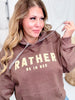 Rather Be In Bed Brown Knit Hoodie