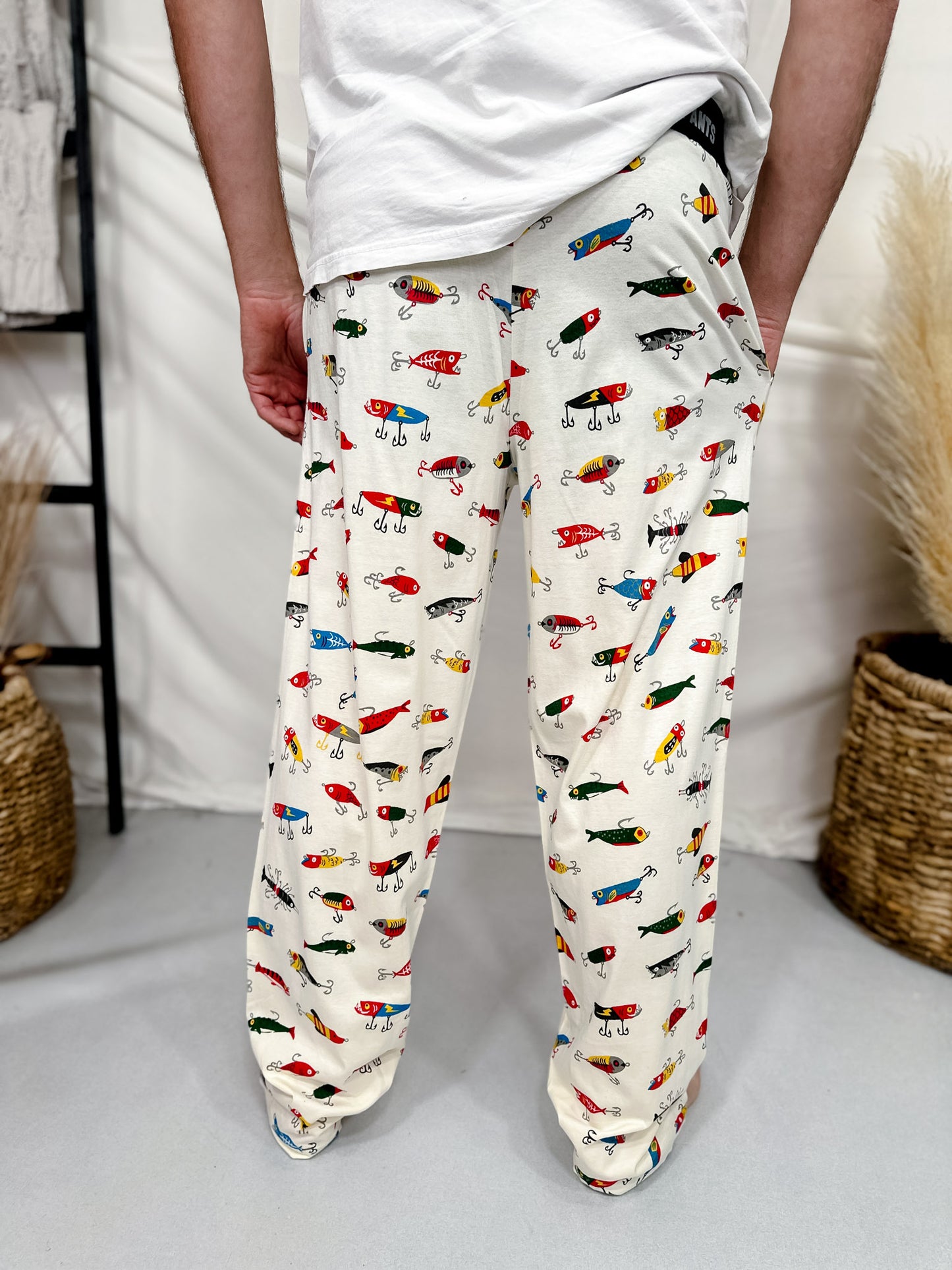 Fishing Lures Men's Loungewear Pants