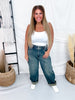 Judy Blue High Waist Arc Leg Jeans W/ Hollywood Waist