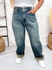 Judy Blue High Waist Arc Leg Jeans W/ Hollywood Waist