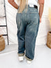 Judy Blue High Waist Arc Leg Jeans W/ Hollywood Waist