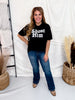 Ghost Him Black Short Sleeve Graphic Tee