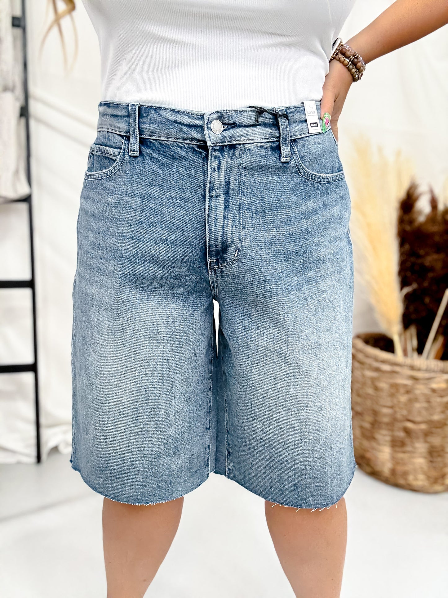 Judy Blue High Waist Rigid Magic Jorts