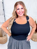 Black Tank Top With Overall Straps