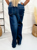 Judy Blue High Waist Retro Wide Leg Jeans In Twilight Blue