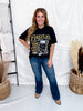 Fireflies & Front Porch Nights Black Graphic Tee