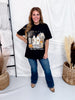 Tis The Season Ghost Scene Graphic Tee
