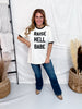 Raise Hell Babe Graphic Ringer Tee