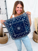 Judy Blue Mid Rise Ankle Straight Leg Jeans With Bandana Loop
