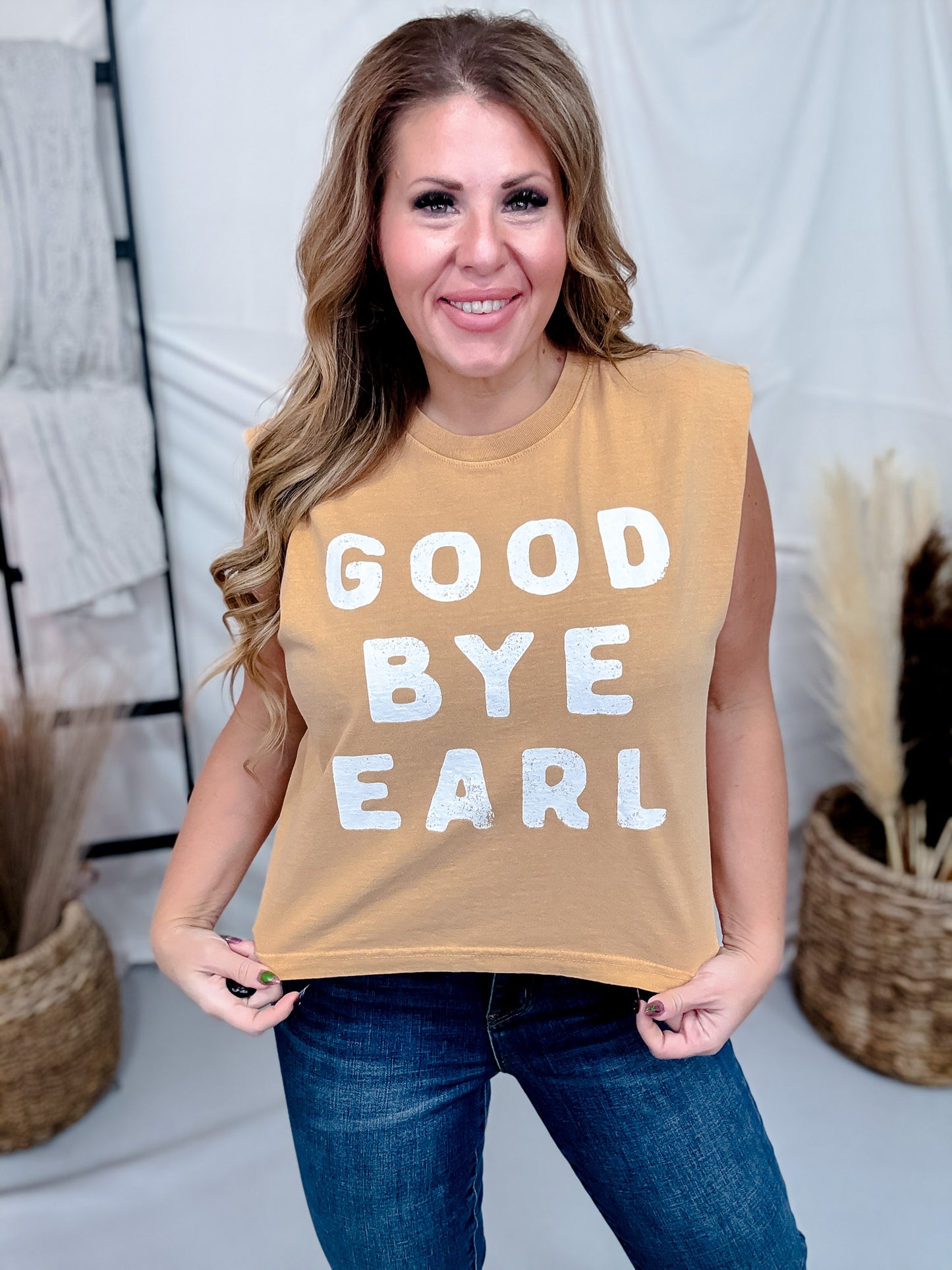 Goodbye Earl Graphic Midi Tank Top