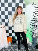 There It Goes My Last Flying Fuck Graphic Skeleton Sweatshirt
