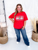 Faux Pearl Christmas Trees Graphic T-Shirt