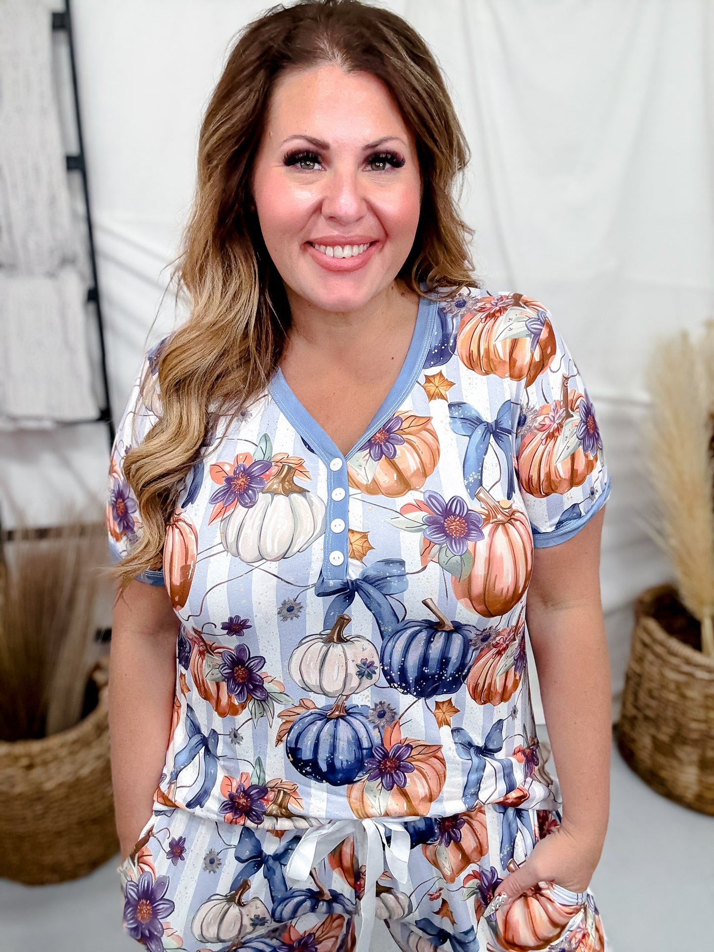 Autumn Pumpkin Loungewear Set