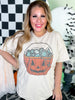 Turquoise Treats Halloween Pumpkin Graphic T-Shirt