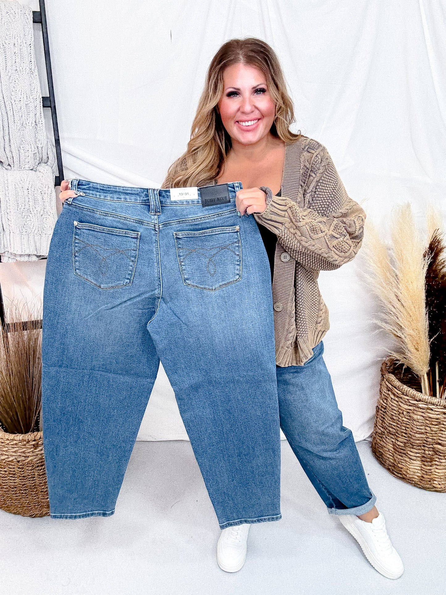 Judy Blue High Waist Soft Barrel Leg Jeans