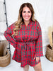 Red Flannel Shirt Dress