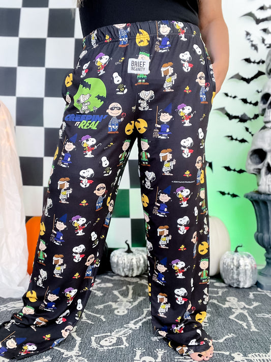 Snoopy Creepin' It Real Halloween Licensed Lounge Pants