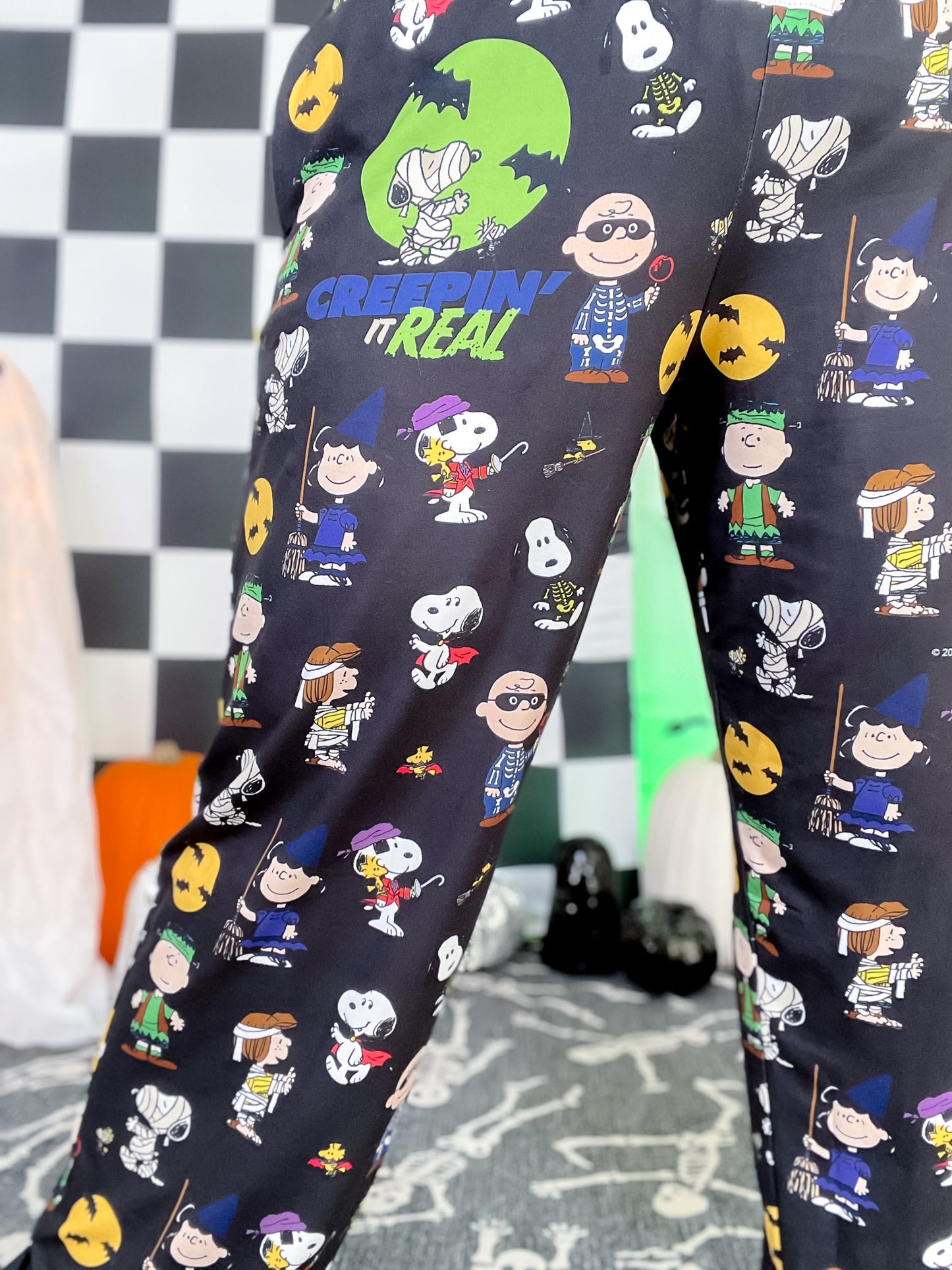 Snoopy Creepin' It Real Halloween Licensed Lounge Pants