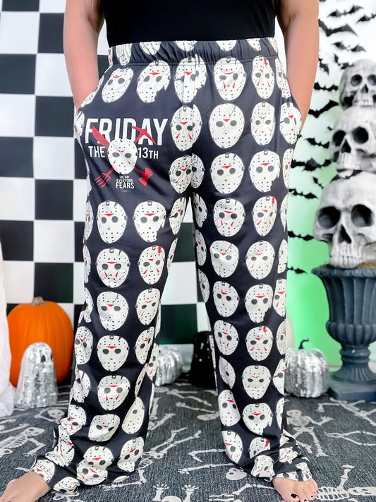 Friday The 13th Licensed Loungewear Pants