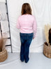 Pink Argyle Print Button Front Cardigan