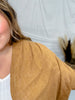 Tumeric Open Front Knit Cardigan