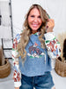 Vintage Ranch Denim Hoodie