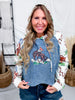 Vintage Ranch Denim Hoodie