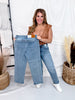 Judy Blue High Waist Tummy Control Straight Leg Ankle Jeans