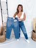 Judy Blue High Waist Rigid Magic Distressed Boyfriend Jeans
