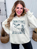 There It Goes My Last Flying Fuck Graphic Skeleton Sweatshirt