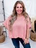 Poncho Style Sweater Top With Round Neckline (7 Colors)