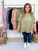 Poncho Style Sweater Top With Round Neckline (7 Colors)