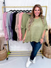 Poncho Style Sweater Top With Round Neckline (7 Colors)