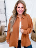 Textured Long Sleeve Button Front Blouse (5 Colors)