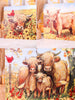 Flower Grazing Highland Cows Wall Art (3 Styles)