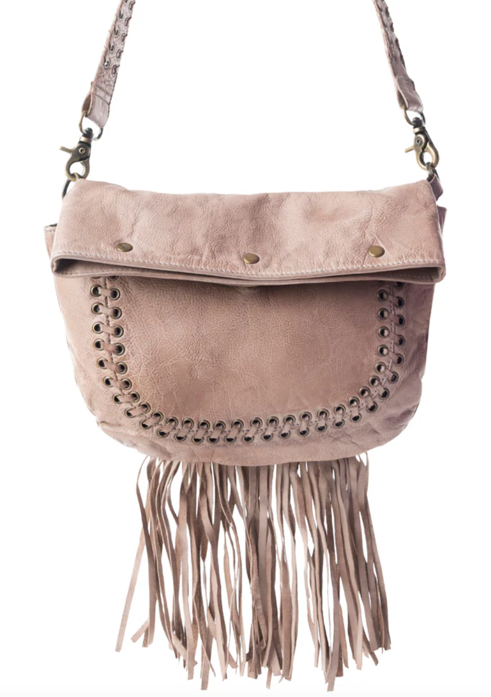 Mianda Fringe Shoulder Bag In Sand